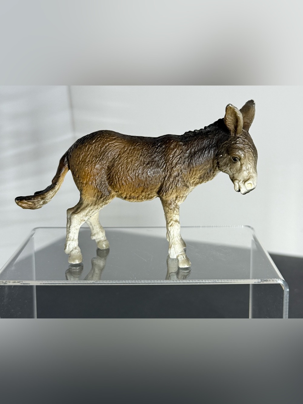 Vintage 1989 Schleich Donkey Burro Figurine 13212 Retired Farm Life